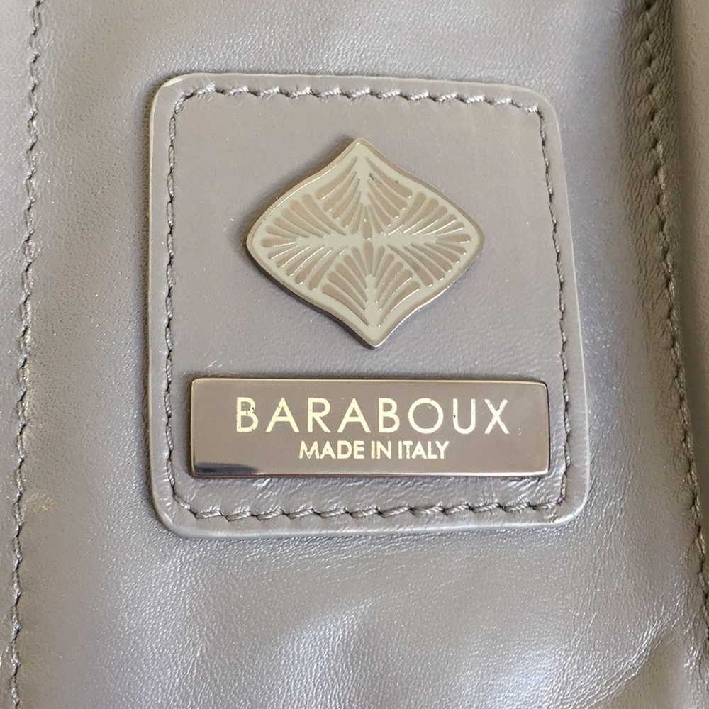 Baraboux Leather And Python Chain Strap Bag - image 7